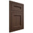 Shiloh Cabinetry Flush Inset Ward White Oak Quarter Sawn Braun Door
