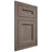 Shiloh Cabinetry Flush Inset Ward White Oak Quarter Sawn Clay Door
