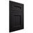 Shiloh Cabinetry Flush Inset Ward White Oak Quarter Sawn Ink Door