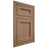 Shiloh Cabinetry Flush Inset Ward White Oak Quarter Sawn Medium Door