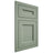 Shiloh Cabinetry Flush Inset Ward White Oak Quarter Sawn Moss Door