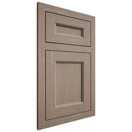 Shiloh Cabinetry Flush Inset Ward White Oak Rift Cut Almond Door