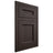 Shiloh Cabinetry Flush Inset Ward White Oak Rift Cut Morel Door