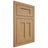 Shiloh Cabinetry Flush Inset Wilmington Alder Plain Cut Natural Door