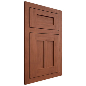 Shiloh Cabinetry Flush Inset Wilmington Alder Plain Cut Sierra Door