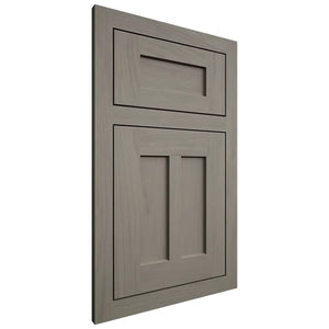 Shiloh Cabinetry Flush Inset Wilmington Alder Plain Cut Thyme Door