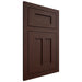 Shiloh Cabinetry Flush Inset Wilmington Alder Plain Cut Umber Door