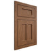 Shiloh Cabinetry Flush Inset Wilmington Alder Plain Cut Walnut Door