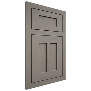 Shiloh Cabinetry Flush Inset Wilmington Cherry Plain Cut Thyme Door