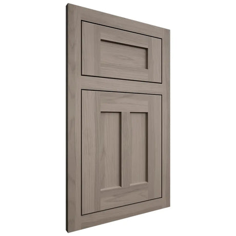 Shiloh Cabinetry Flush Inset Wilmington Hickory Plain Cut Sterling Door