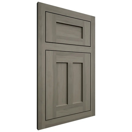 Shiloh Cabinetry Flush Inset Wilmington Hickory Plain Cut Thyme Door