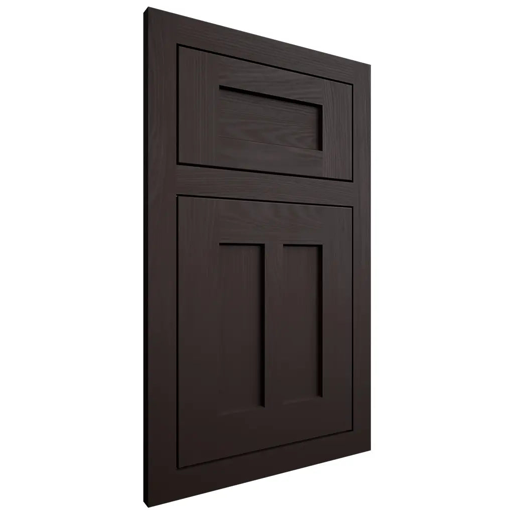 Shiloh Cabinetry Flush Inset Wilmington Maple Plain Cut Espresso Door