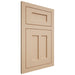 Shiloh Cabinetry Flush Inset Wilmington Maple Plain Cut Natural Door