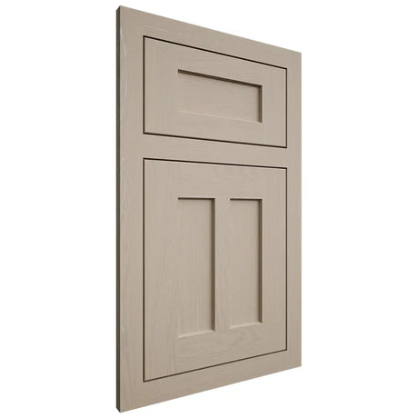 Shiloh Cabinetry Flush Inset Wilmington Maple Plain Cut Pebble Door