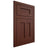 Shiloh Cabinetry Flush Inset Wilmington Maple Plain Cut Sable Door