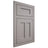 Shiloh Cabinetry Flush Inset Wilmington Paintable Dovetail Gray Door