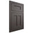 Shiloh Cabinetry Flush Inset Wilmington Paintable Urbane Bronze Door