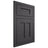 Shiloh Cabinetry Flush Inset Wilmington Poplar Plain Cut Cadet Door