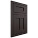 Shiloh Cabinetry Flush Inset Wilmington Poplar Plain Cut Carbon Door