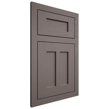 Shiloh Cabinetry Flush Inset Wilmington Poplar Plain Cut Heatherstone Door