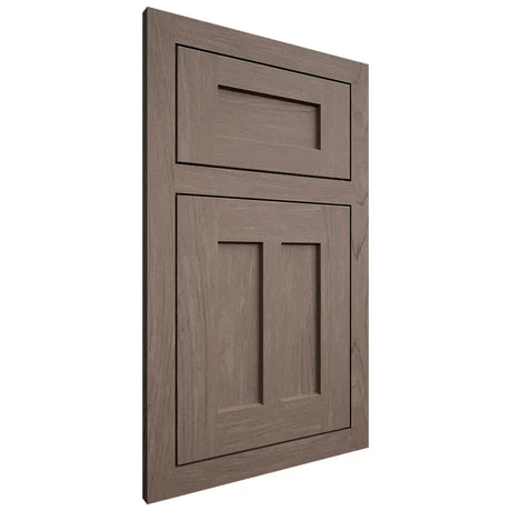 Shiloh Cabinetry Flush Inset Wilmington Poplar Plain Cut River Rock Door