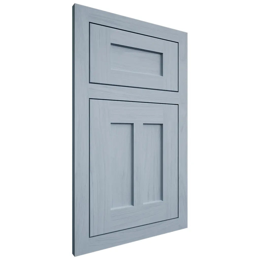 Shiloh Cabinetry Flush Inset Wilmington Poplar Plain Cut Sky Door