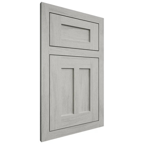 Shiloh Cabinetry Flush Inset Wilmington Poplar Plain Cut Stratus Door