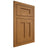 Shiloh Cabinetry Flush Inset Wilmington Red Oak Plain Cut Autumn Door