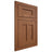 Shiloh Cabinetry Flush Inset Wilmington Red Oak Plain Cut Braun Door