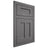Shiloh Cabinetry Flush Inset Wilmington Red Oak Plain Cut Cadet Door