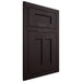 Shiloh Cabinetry Flush Inset Wilmington Red Oak Plain Cut Espresso Door