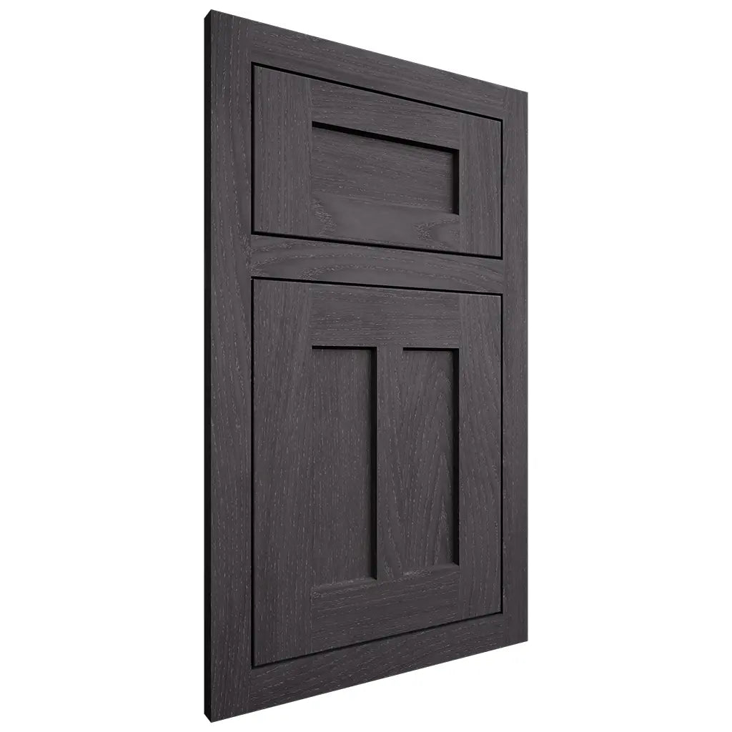 Shiloh Cabinetry Flush Inset Wilmington Red Oak Plain Cut Harbor Door