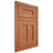 Shiloh Cabinetry Flush Inset Wilmington Red Oak Plain Cut Harvest Door
