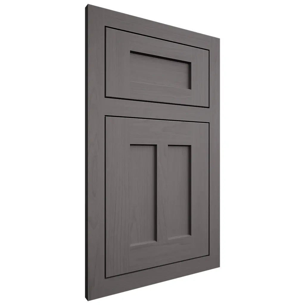 Shiloh Cabinetry Flush Inset Wilmington Walnut Plain Cut Cadet Door