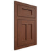 Shiloh Cabinetry Flush Inset Wilmington Walnut Plain Cut Rye Door