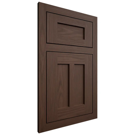 Shiloh Cabinetry Flush Inset Wilmington White Oak Plain Cut Braun Door