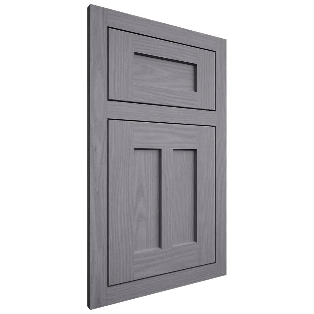 Shiloh Cabinetry Flush Inset Wilmington White Oak Plain Cut Cadet Door