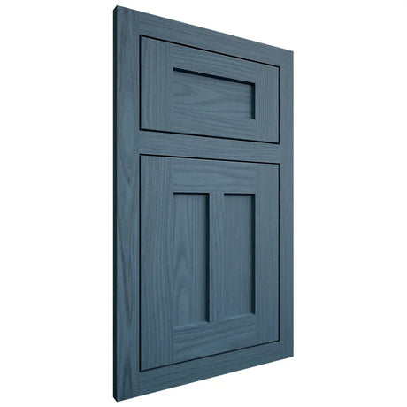 Shiloh Cabinetry Flush Inset Wilmington White Oak Plain Cut Hudson Door