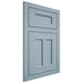 Shiloh Cabinetry Flush Inset Wilmington White Oak Plain Cut Sky Door