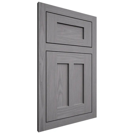 Shiloh Cabinetry Flush Inset Wilmington White Oak Plain Cut Sterling Door