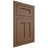 Shiloh Cabinetry Flush Inset Wilmington White Oak Quarter Sawn Autumn Door