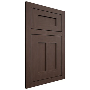 Shiloh Cabinetry Flush Inset Wilmington White Oak Quarter Sawn Dusk Door