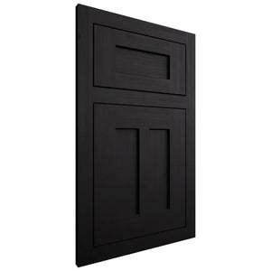 Shiloh Cabinetry Flush Inset Wilmington White Oak Quarter Sawn Ink Door