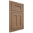 Shiloh Cabinetry Flush Inset Wilmington White Oak Quarter Sawn Medium Door