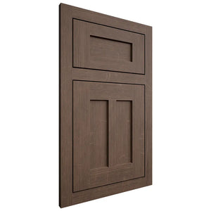 Shiloh Cabinetry Flush Inset Wilmington White Oak Quarter Sawn Mineral Door