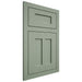 Shiloh Cabinetry Flush Inset Wilmington White Oak Quarter Sawn Moss Door