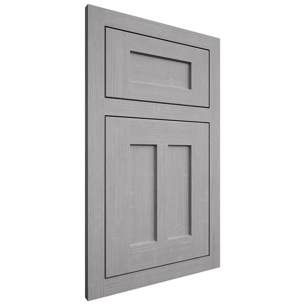 Shiloh Cabinetry Flush Inset Wilmington White Oak Quarter Sawn Stratus Door