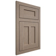 Shiloh Cabinetry Flush Inset Wilmington White Oak Rift Cut Almond Door