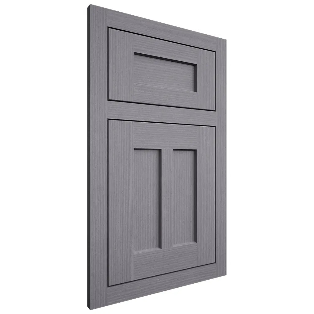 Shiloh Cabinetry Flush Inset Wilmington White Oak Rift Cut Cadet Door