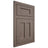 Shiloh Cabinetry Flush Inset Wilmington White Oak Rift Cut Clay Door